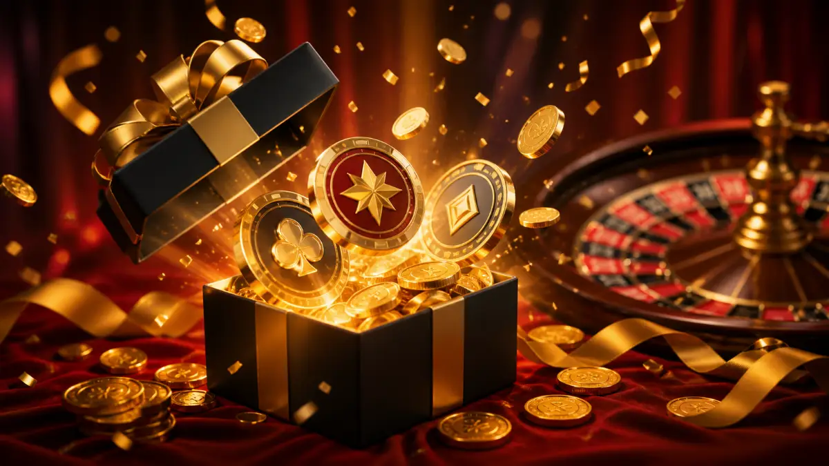 Prémiové casino žetony v elegantním interiéru