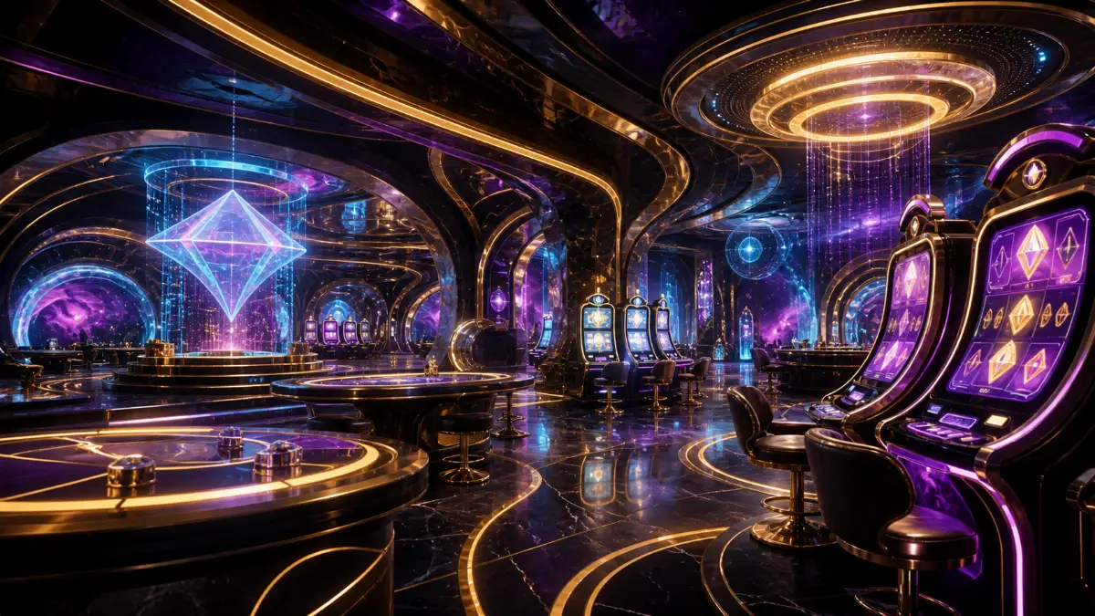 Moderní casino automaty v grafitovém a zlatém provedení